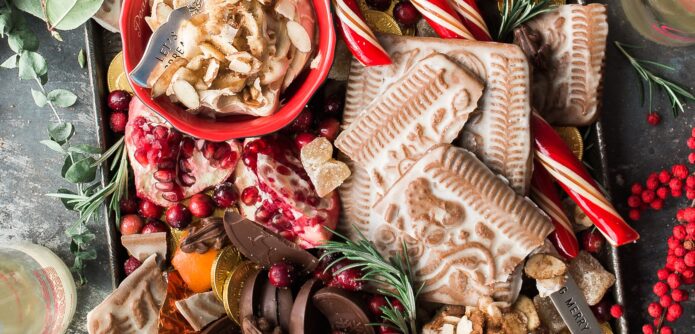 Holiday Food Spread for Gifts